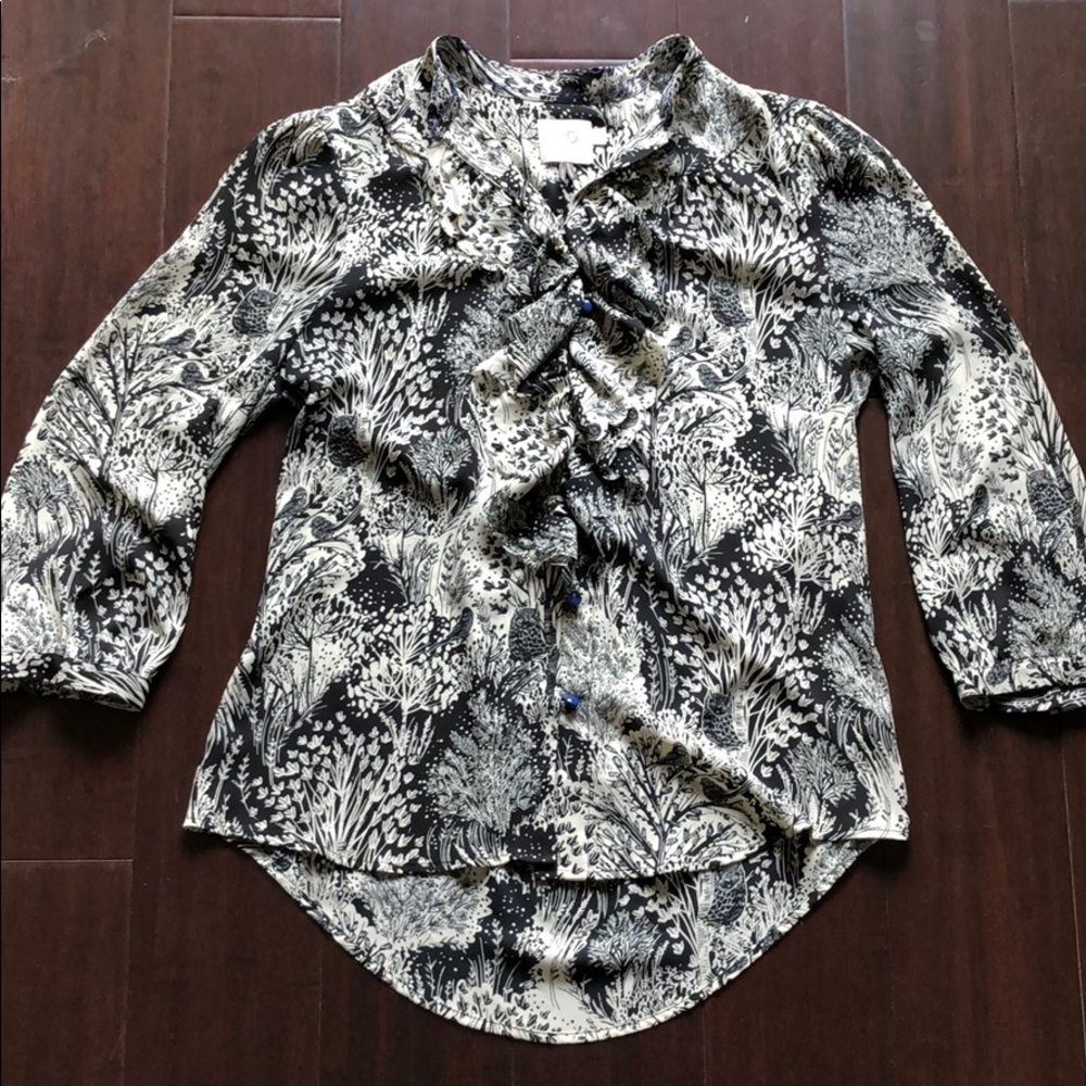 Anthropologie HD in Paris | Ruffle Picea Blouse